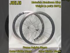JIELEI 50mm aluminum silver ring 36T Ratchet hub