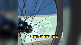 R60mm Carbon Fiber Carbon Hub V Brake Wheel Set
