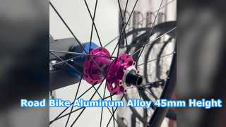 Road Bike Aluminum Alloy 45mm Height Disc Brake 24h