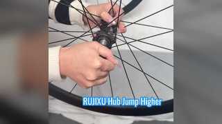 38mm carbon rim, 36T ratchet wheelset